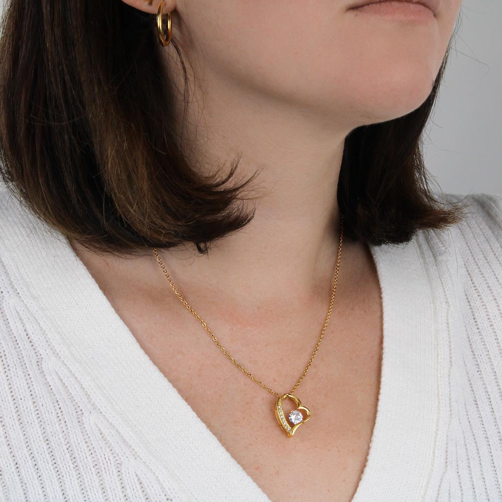 Collier d'amour "À ma maman, pour le reste du monde, ton fils"