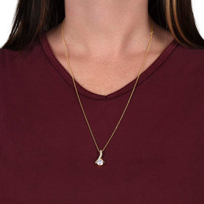 Collier avec un message personnalisé "À la meilleure des mamans"