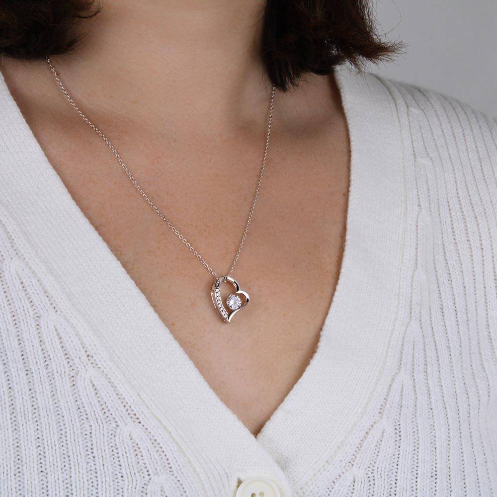 Collier avec un message d'amour "À la plus précieuse des mamans"